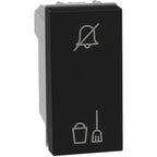 Бутон "не безпокой/почисти стаята"  1M 10A Графит - bticino Light Now YD4027HN