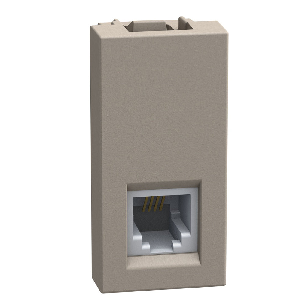 Розетка телефонна RJ11 1M Камък - bticino Light Now YG4258RJ11