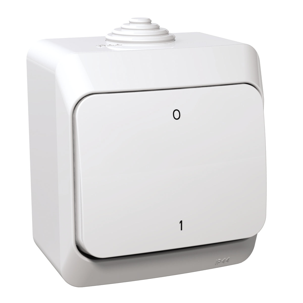 Двуполюсен ключ 16А IP44 Бял  - Schneider Electric Cedar Plus WDE00...