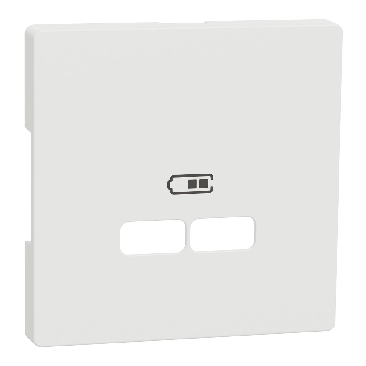 Лицев панел за двоен излаз USB A+А - 2.1 A Бял мат System System Design - SCHNEIDER ELECTRIC Merten System Design MTN4367-603