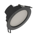 Черна LED луна За вграждане DL PROTECT, 4W, 460lm, 6500K, IP44, Ф90мм - LEDVANCE Downlight Protect LED561566
