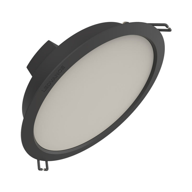 Черна LED луна За вграждане DL PROTECT, 13W, 1495lm, 6500K, IP44, Ф165мм - LEDVANCE Downlight Protect LED561689
