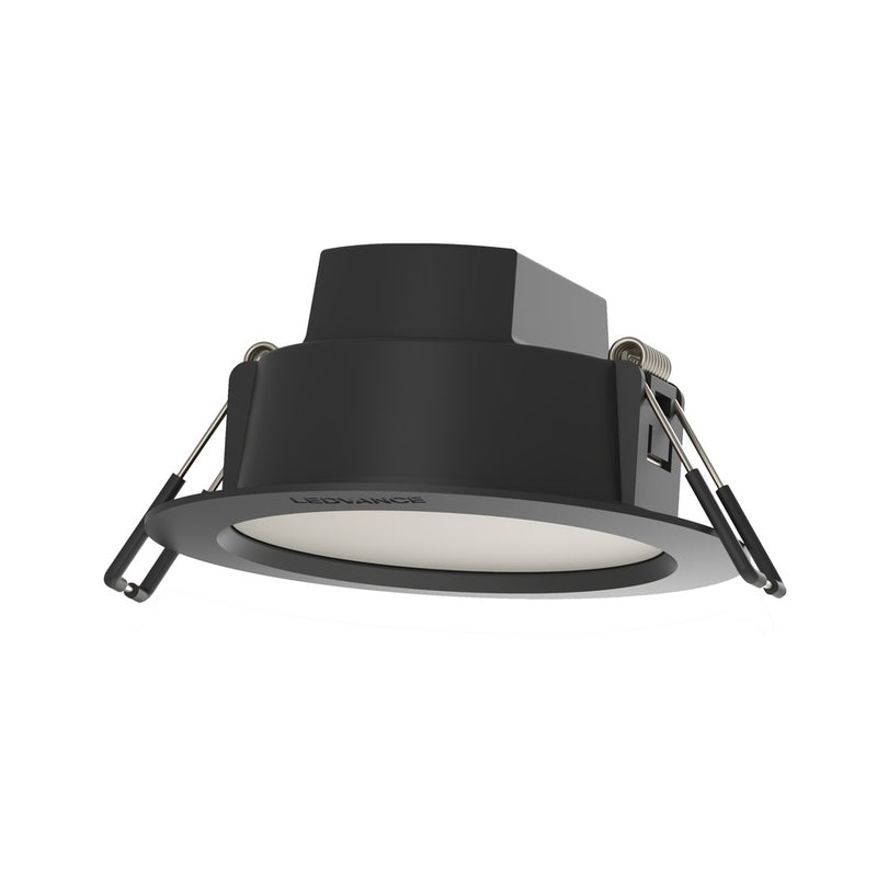 Черна LED луна За вграждане DL PROTECT, 4W, 440lm, 3000K, IP44, Ф90мм - LEDVANCE Downlight Protect LED561528