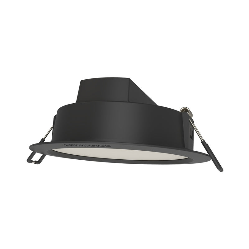 Черна LED луна За вграждане DL PROTECT, 8W, 920lm, 4000K, IP44, Ф115мм - LEDVANCE Downlight Protect LED561603