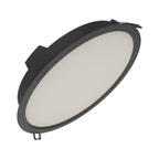 Черна LED луна За вграждане DL PROTECT, 24W, 2760lm, 4000K, IP44, Ф215мм - LEDVANCE Downlight Protect LED561788