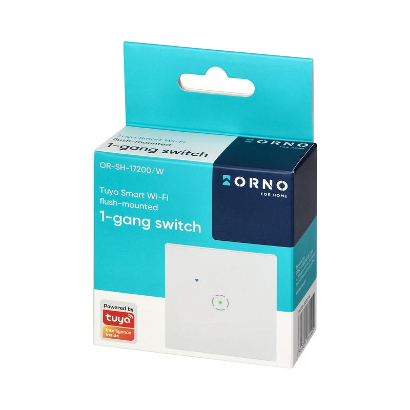 Wi-Fi сензорен ключ, Бял - TUYA Smart home OR-SH-17200/W