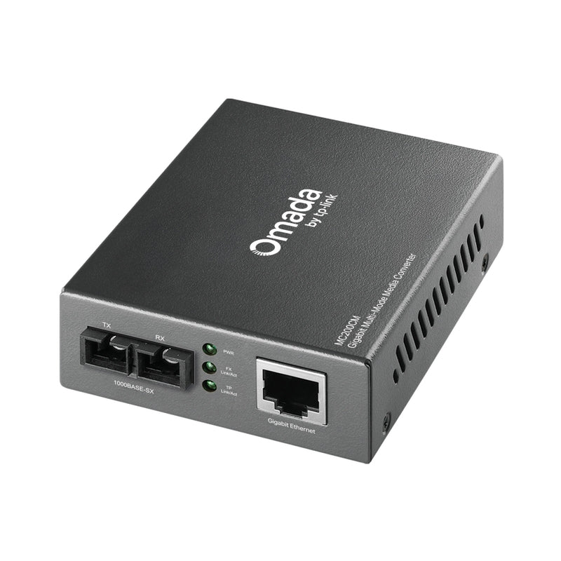 Gigabit Multi-Mode Media Converter (550m) - Omada by TP-Link MC200CM