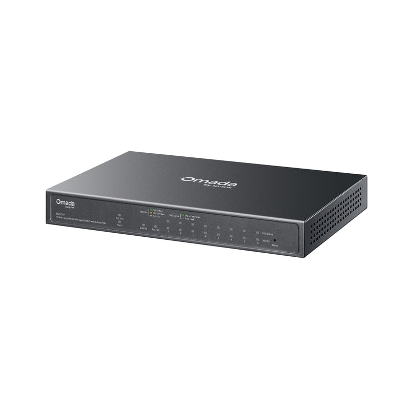 10-Port Gigabit Easy Managed Switch with 8-Port PoE+ Omada by TP-Link ES210GP