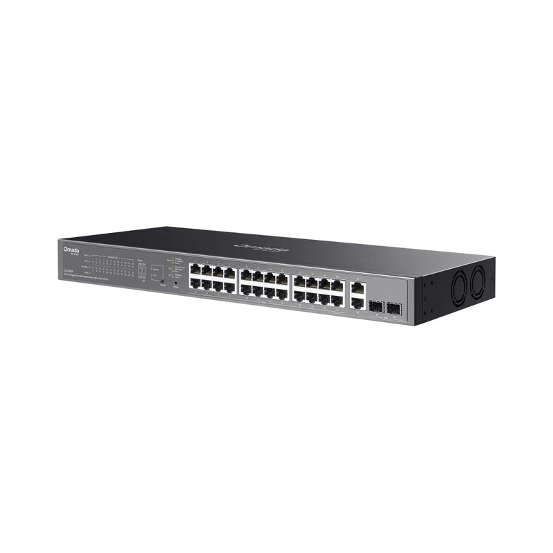 28-Port Gigabit Easy Managed Switch with 24-Port PoE+ Omada by TP-L...