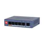 6 портов мрежов комутатор управляем с 4 PoE 2xUpLink - DAHUA CS4006...