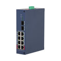 10 портов мрежов комутатор 8 gigabit порта PoE + 2 порта SFP - DAHUA CHS4210-8GT-110
