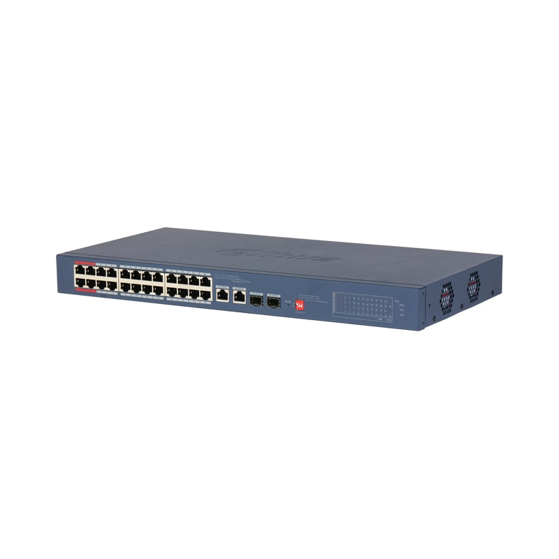 26-Port Cloud Managed Desktop Gigabit Switch with 24-Port PoE - DAHUA CS4226-24ET-375