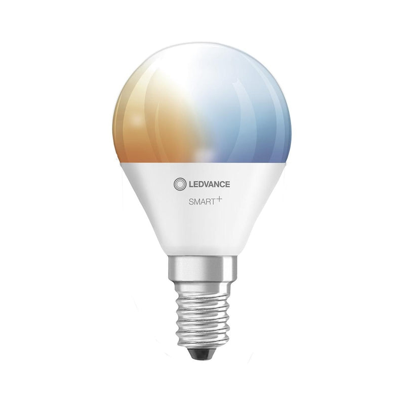 LED SMART лампа 4.9W 470lm TW (2700...6500K) 180 ° Ra>80 E14 Wi-Fi тип мини сфера, димируема - LEDVANCE LED SMART