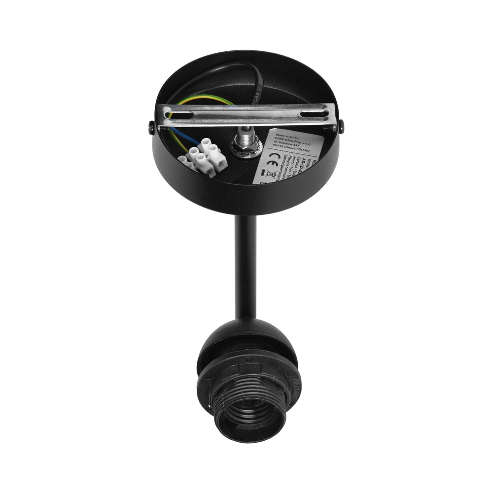 Декоративен осветител за стена ROLLO, макс. 1x60W, сив - Orno AD-LD-6341GE27T