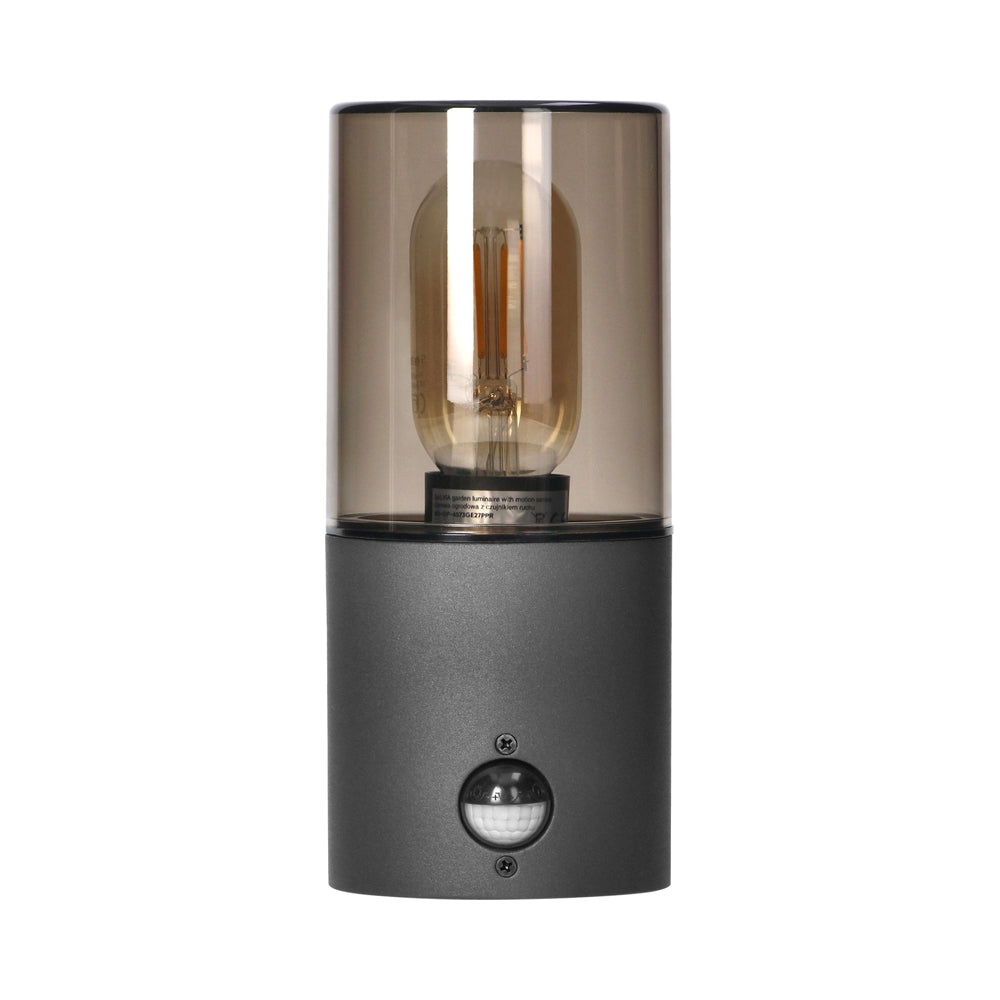 Градински осветител SALVIA, E27, max. 15W, с PIR, IP54, сив - Orno AD-OP-6573GE27PPR