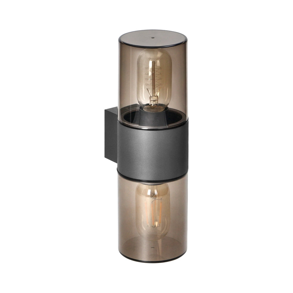Градински осветител SALVIA, 2xE27, max. 2x15W, IP54, сив - Orno AD-OP-6574GE27PP