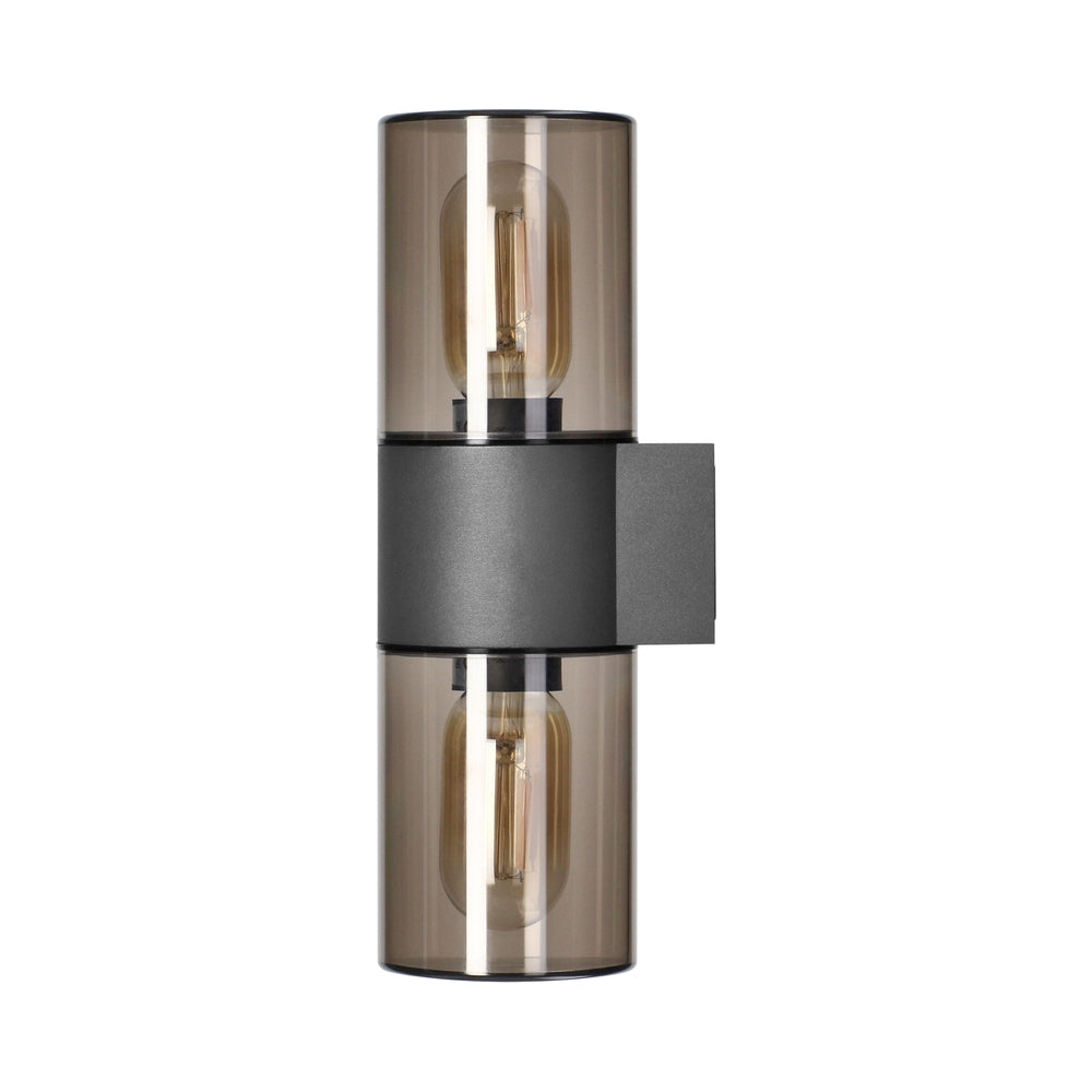 Градински осветител SALVIA, 2xE27, max. 2x15W, IP54, сив - Orno AD-OP-6574GE27PP