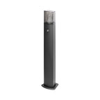 Градински осветител PEONIA Bollard, E27, max.15W с PIR, 75cm, IP54,черен - Orno AD-OP-6582BE27PPR