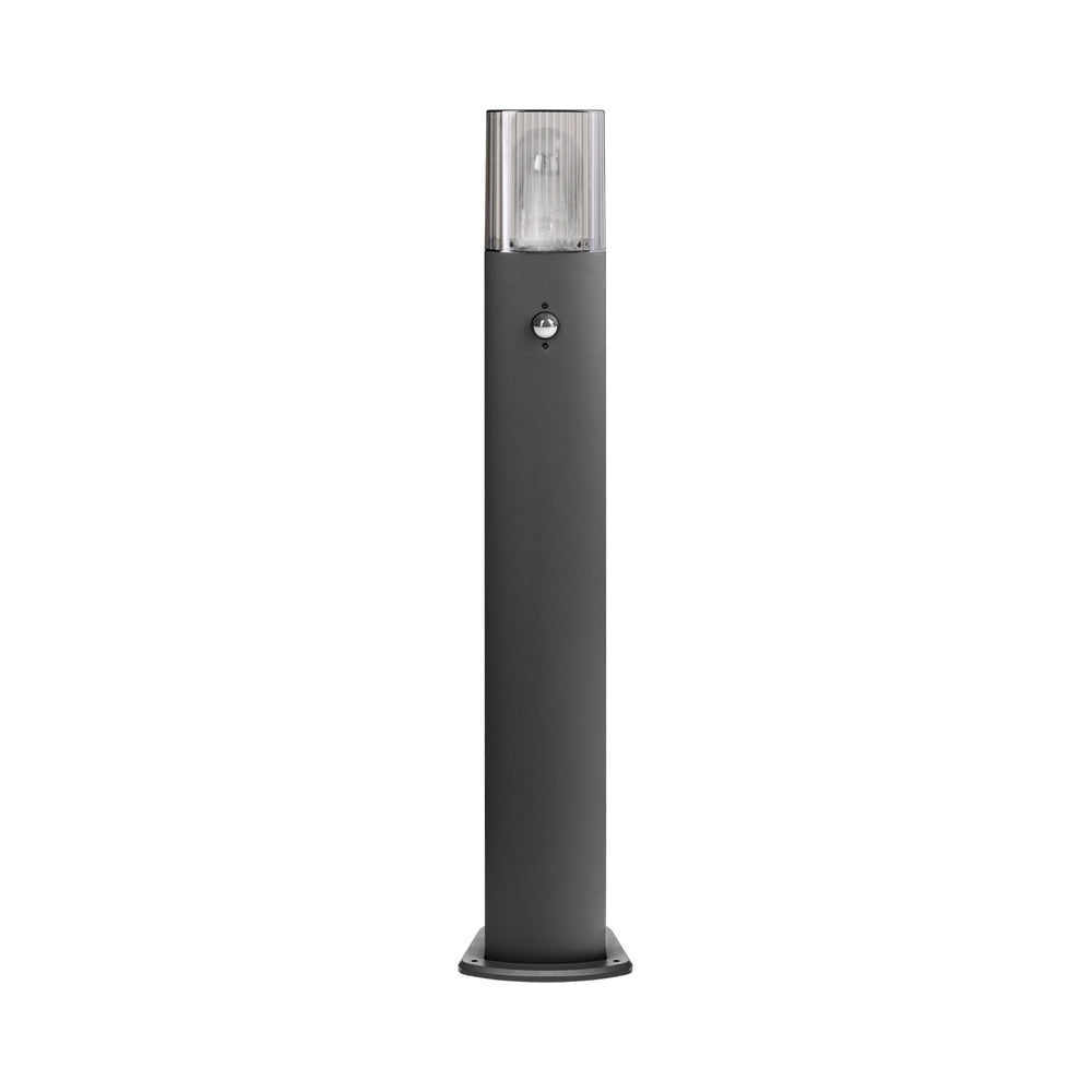 Градински осветител PEONIA Bollard, E27, max.15W с PIR, 75cm, IP54,черен - Orno AD-OP-6582BE27PPR