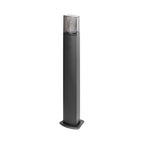 Градински осветител PEONIA Bollard, E27, max.15W, IP54, 75cm, черен - Orno AD-OP-6582BE27PP