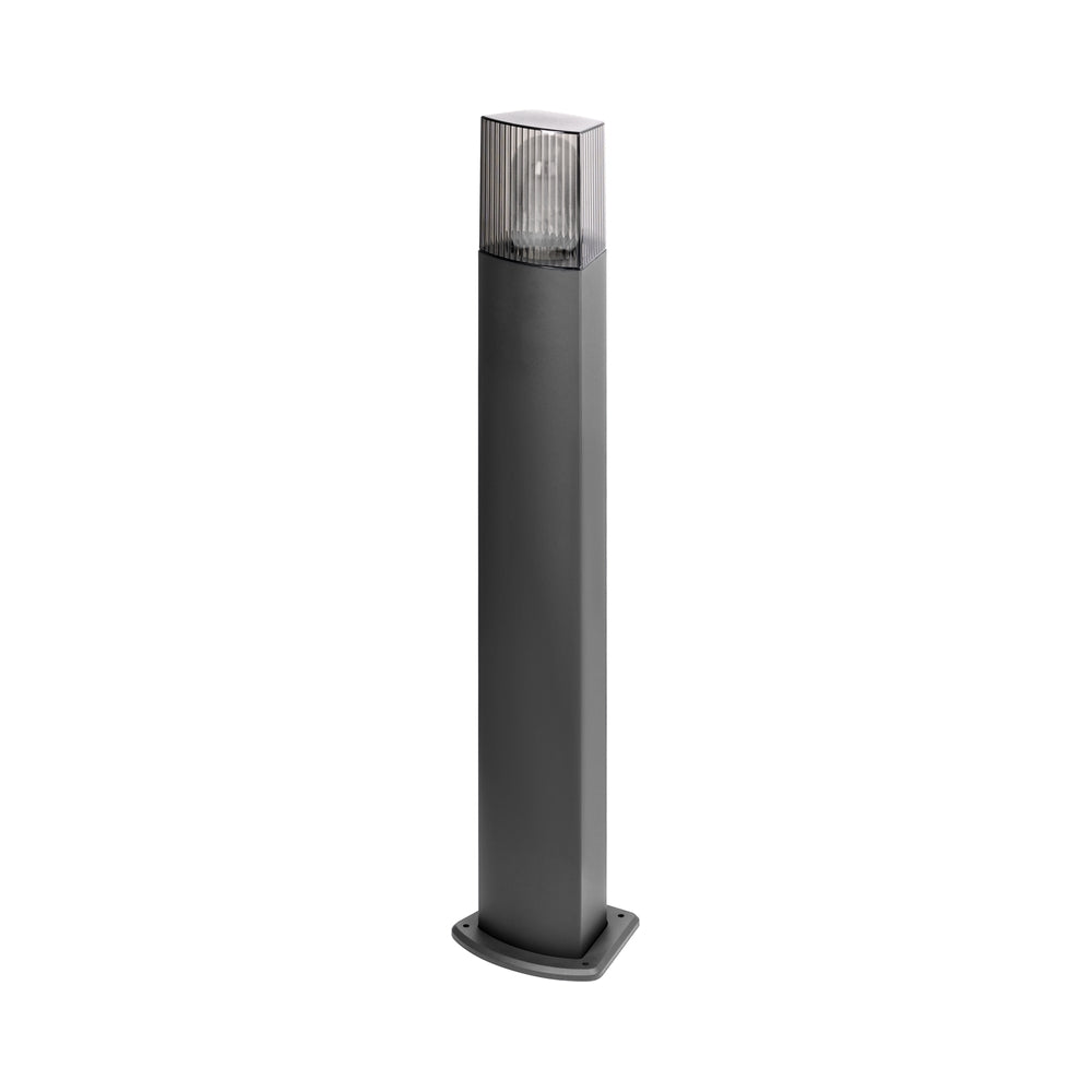 Градински осветител PEONIA Bollard, E27, max.15W, IP54, 75cm, черен - Orno AD-OP-6582BE27PP