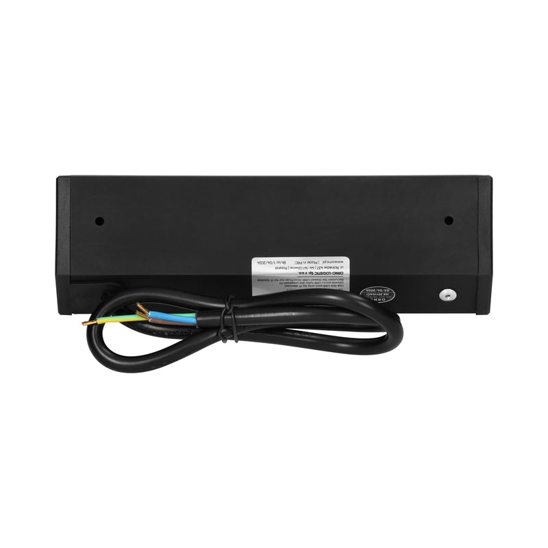 Разклонител за мебел ъглов 2x 2P+E Шуко 2x USB A+C 2.4А с кабел 0.6...