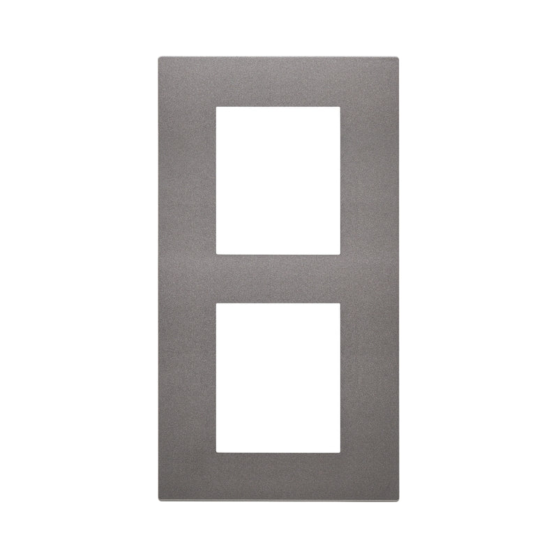 Декоративна рамка вертикална 2x2M Metal - VIMAR LINEA 30645.22
