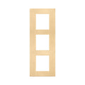 Декоративна рамка вертикална 2x2x2M Metal Brushed Gold - VIMAR LINEA 30646.70.01