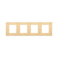 Декоративна рамка 2x2x2x2M Metal Brushed Gold - VIMAR LINEA 30669.70.01