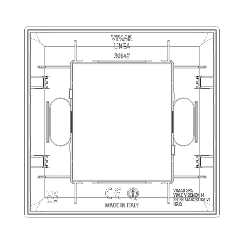 Декоративна рамка 2M Metal Titanium - VIMAR LINEA 30642.60