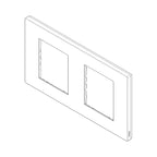 Декоративна рамка 2x2M Black - VIMAR LINEA 30643.02