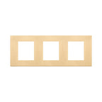 Декоративна рамка 2x2x2M Metal Brushed Gold - VIMAR LINEA 30644.70.01