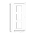 Декоративна рамка вертикална 2x2x2M Canvas - VIMAR LINEA 30646.01