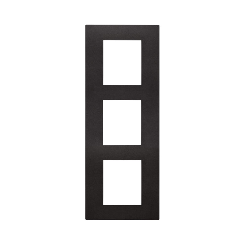 Декоративна рамка вертикална 2x2x2M Black - VIMAR LINEA 30646.02