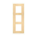 Декоративна рамка вертикална 2x2x2M Metal Brushed Gold - VIMAR LINEA 30646.70.01