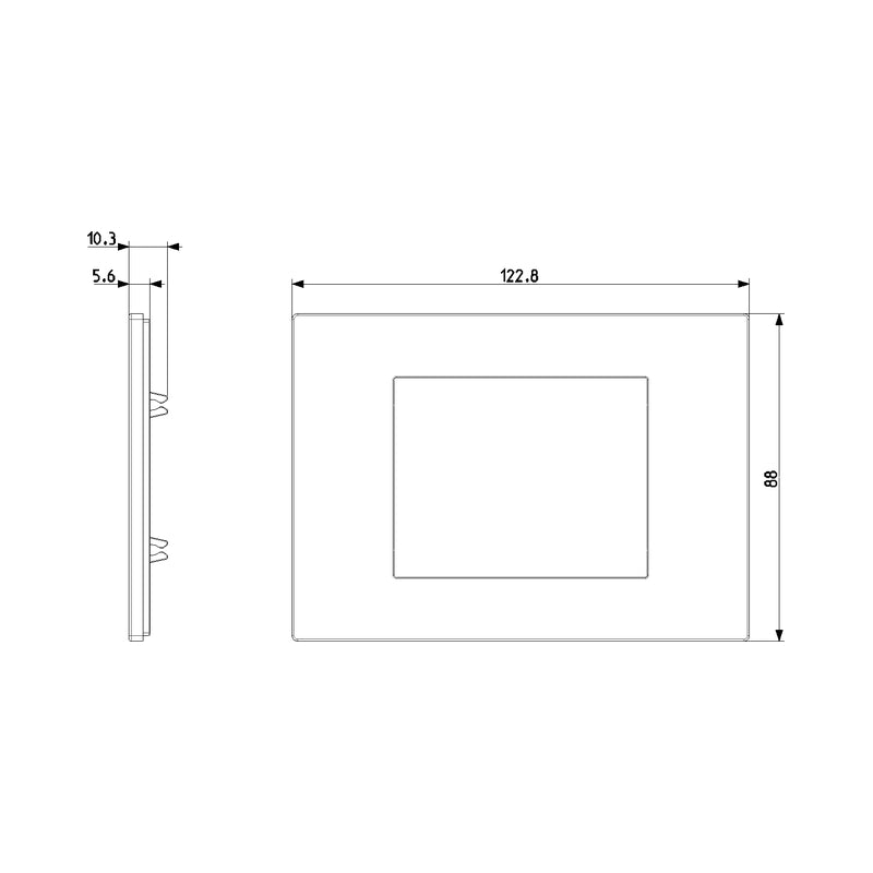 Декоративна рамка 3M Metal Titanium - VIMAR LINEA 30653.60