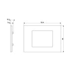 Декоративна рамка 3M Metal Titanium - VIMAR LINEA 30653.60