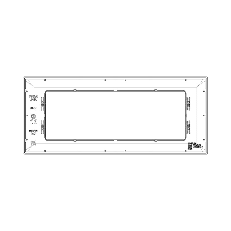 Декоративна рамка 7M Metal Titanium - VIMAR LINEA 30657.60