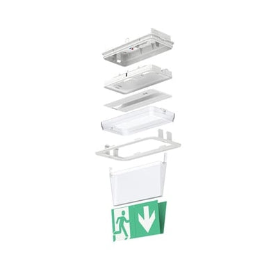 Рамка за окачване на таван DS KIT150 комплект с пиктограми - ABB PrimevoPlus 7TCA307025R0007