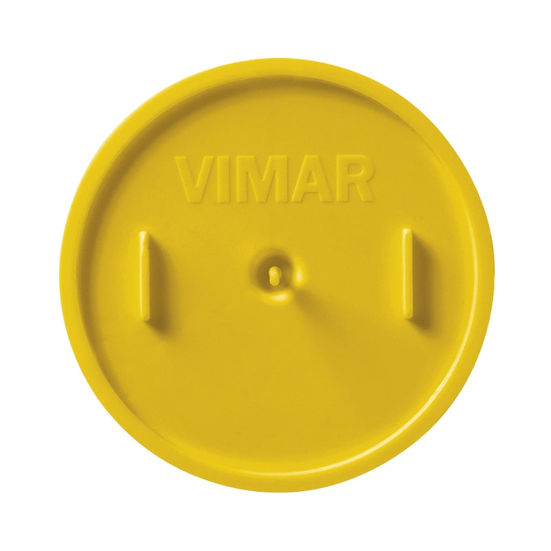 Капак за конзолна кутия зидария Ф60mm Yellow Vimar V71011
