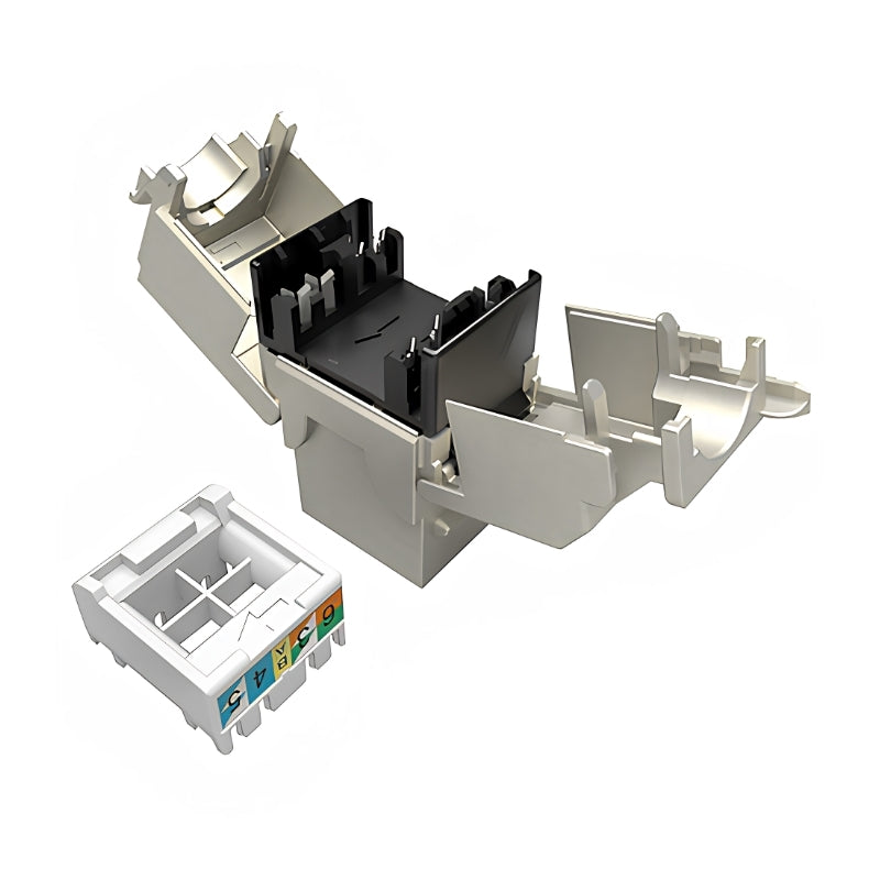 Конектор toolless Cat.6 STP 1ХRJ45 BK SA, AWG 26 - 22, solid - Sola...