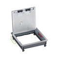 Подова ревизионна кутия метална в двоен под 16/24M празна 286x286mm - Legrand Floor box 080726