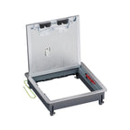 Подова ревизионна кутия метална в двоен под 16/24M празна 286x286mm - Legrand Floor box 080726