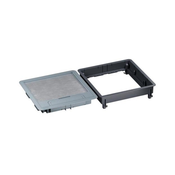Подова ревизионна кутия пластмаса в двоен под 16/24M празна 286x286mm - Legrand Floor box 080708