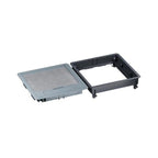 Подова ревизионна кутия пластмаса в двоен под 16/24M празна 286x286mm - Legrand Floor box 080708