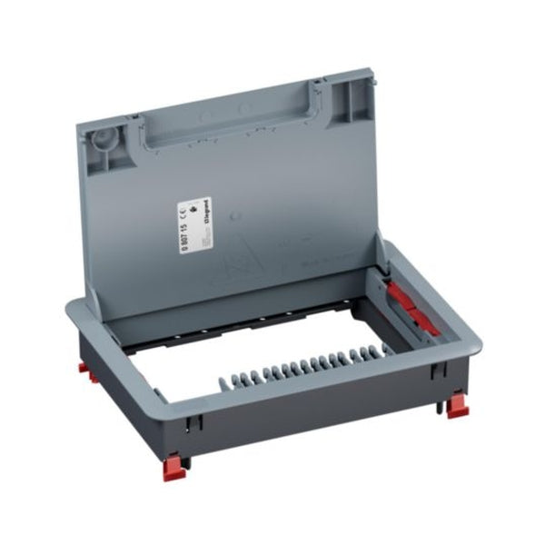 Подова ревизионна кутия пластмаса за бетонен под 8/12M празна 203x286mm - Legrand Floor box 080715