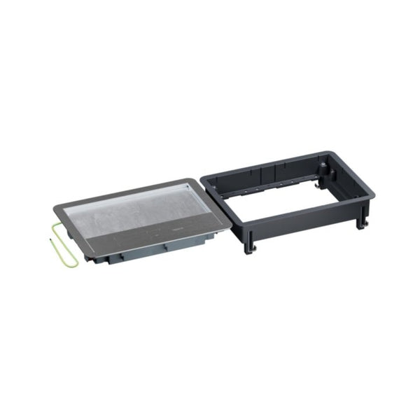 Подова ревизионна кутия метална в двоен под 8/12M празна 203x286mm - Legrand Floor box 080724