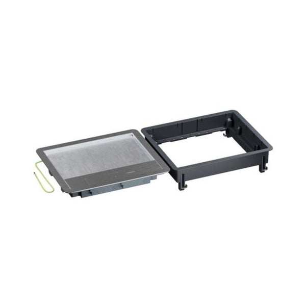 Подова ревизионна кутия метална в двоен под 12/18M празна 241x286 mm - Legrand Floor box 080725