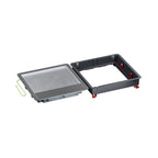 Подова ревизионна кутия метална за бетонен под 16/24M празна 286x286mm - Legrand Floor box 080735