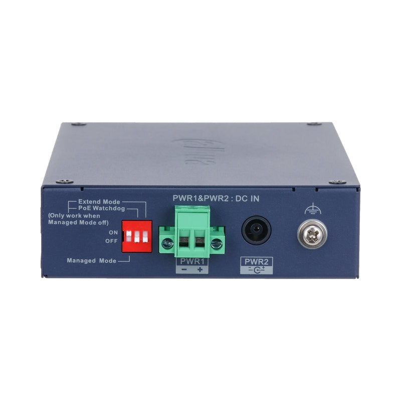 6 портов мрежов комутатор 4 gigabit порта PoE + 2 порта SFP - DAHUA CHS4206-4GT-90
